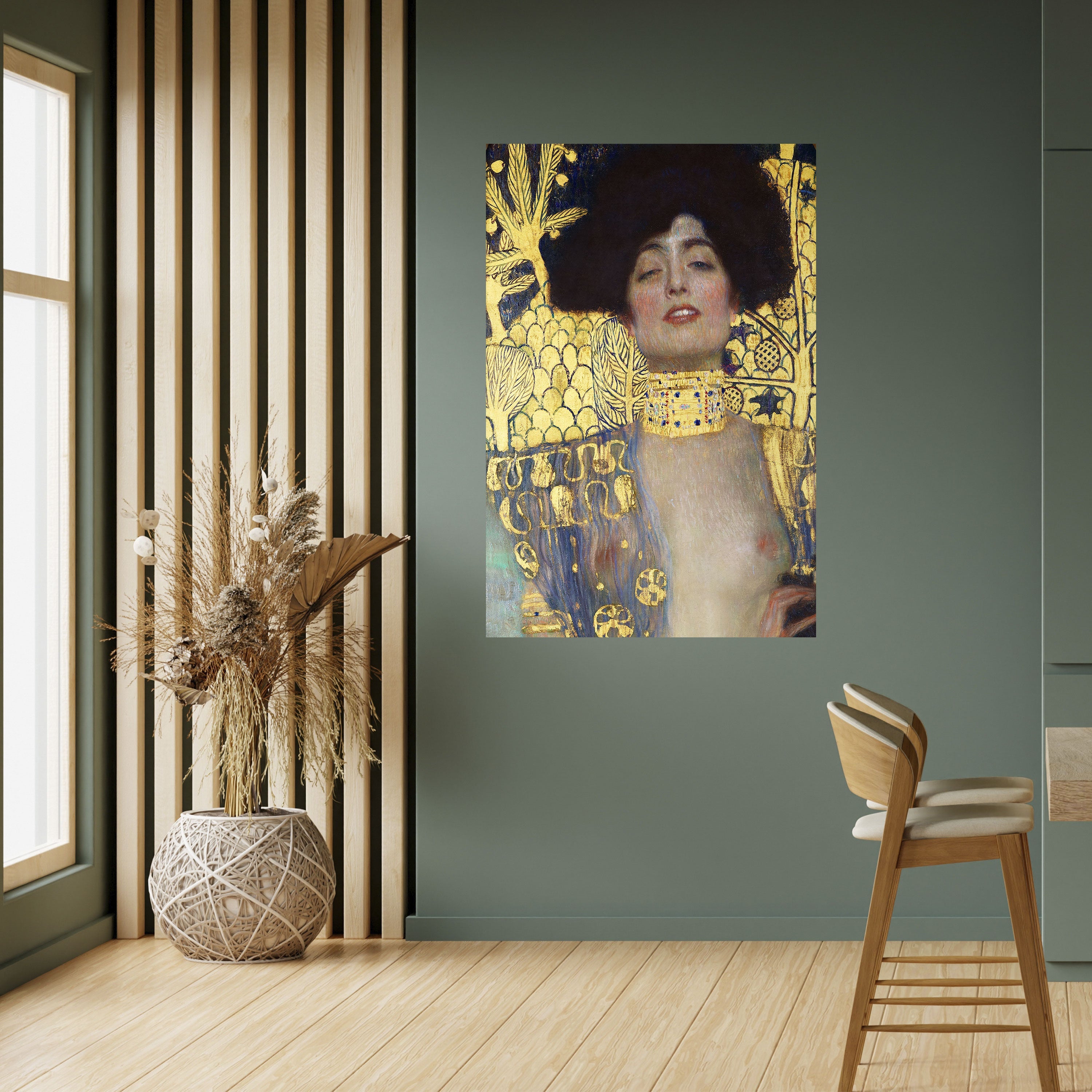 JUDITH & HOLOFERNES Peel and Stick Vertical Poster