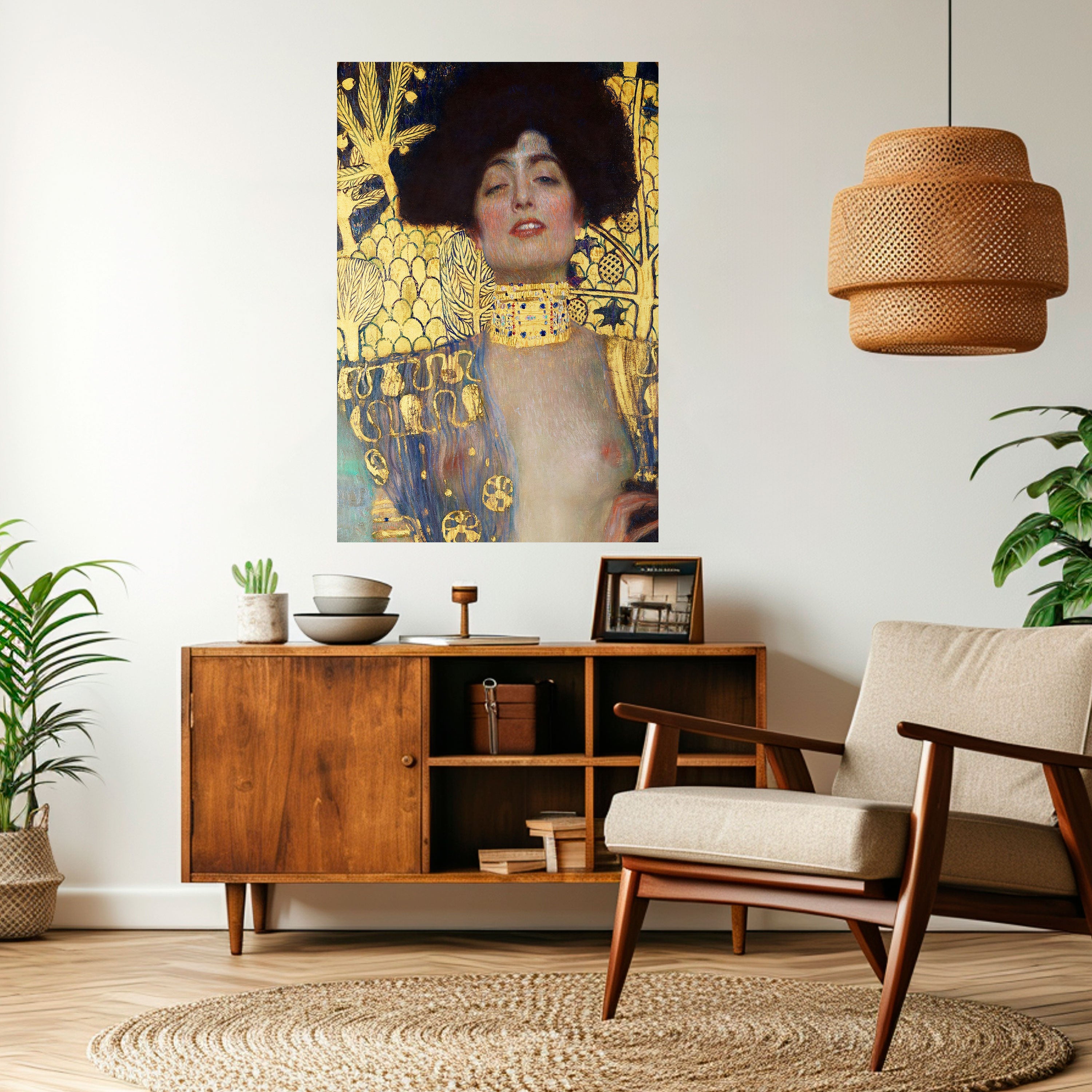 JUDITH & HOLOFERNES Peel and Stick Vertical Poster