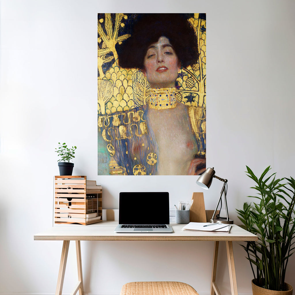 JUDITH & HOLOFERNES Peel and Stick Vertical Poster
