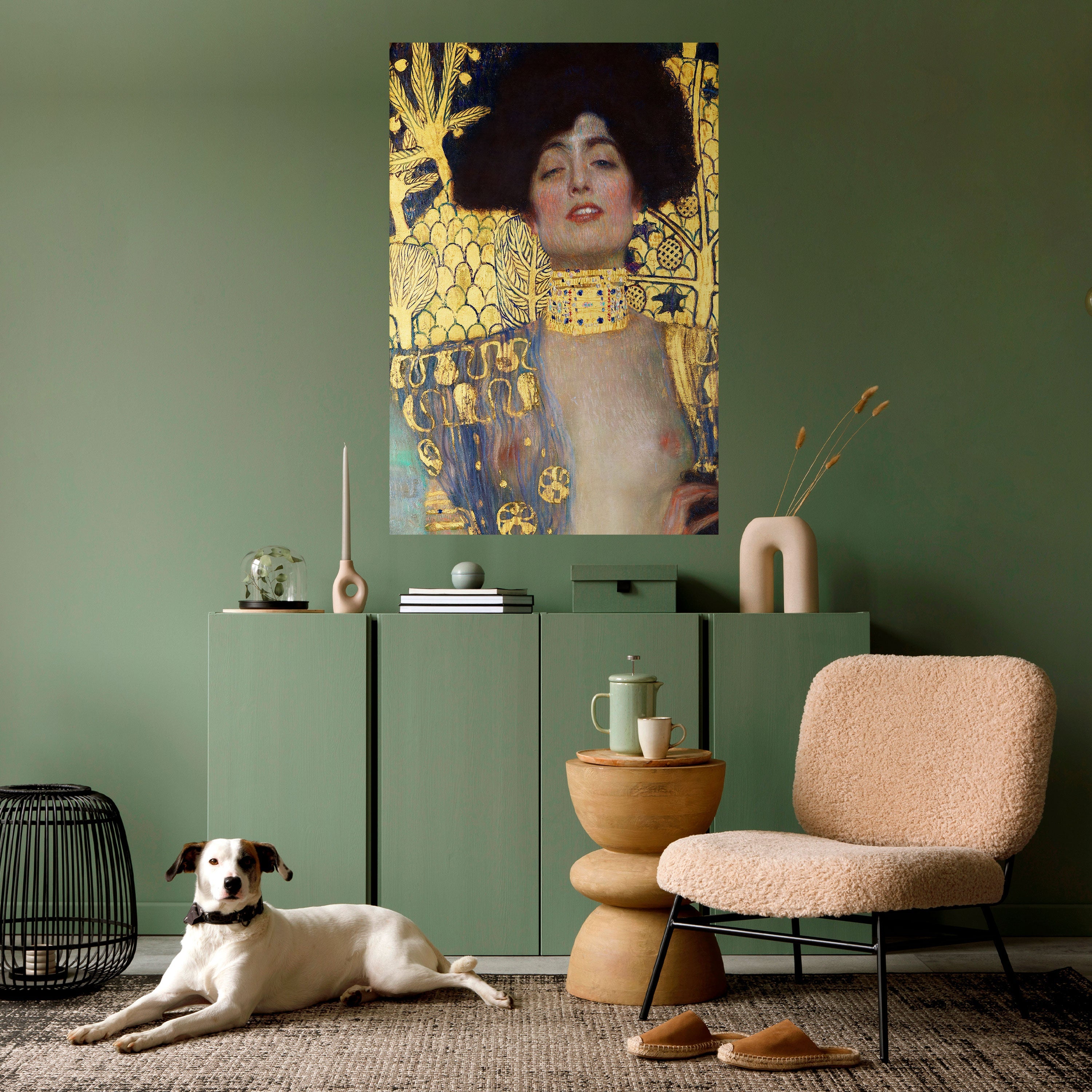 JUDITH & HOLOFERNES Peel and Stick Vertical Poster