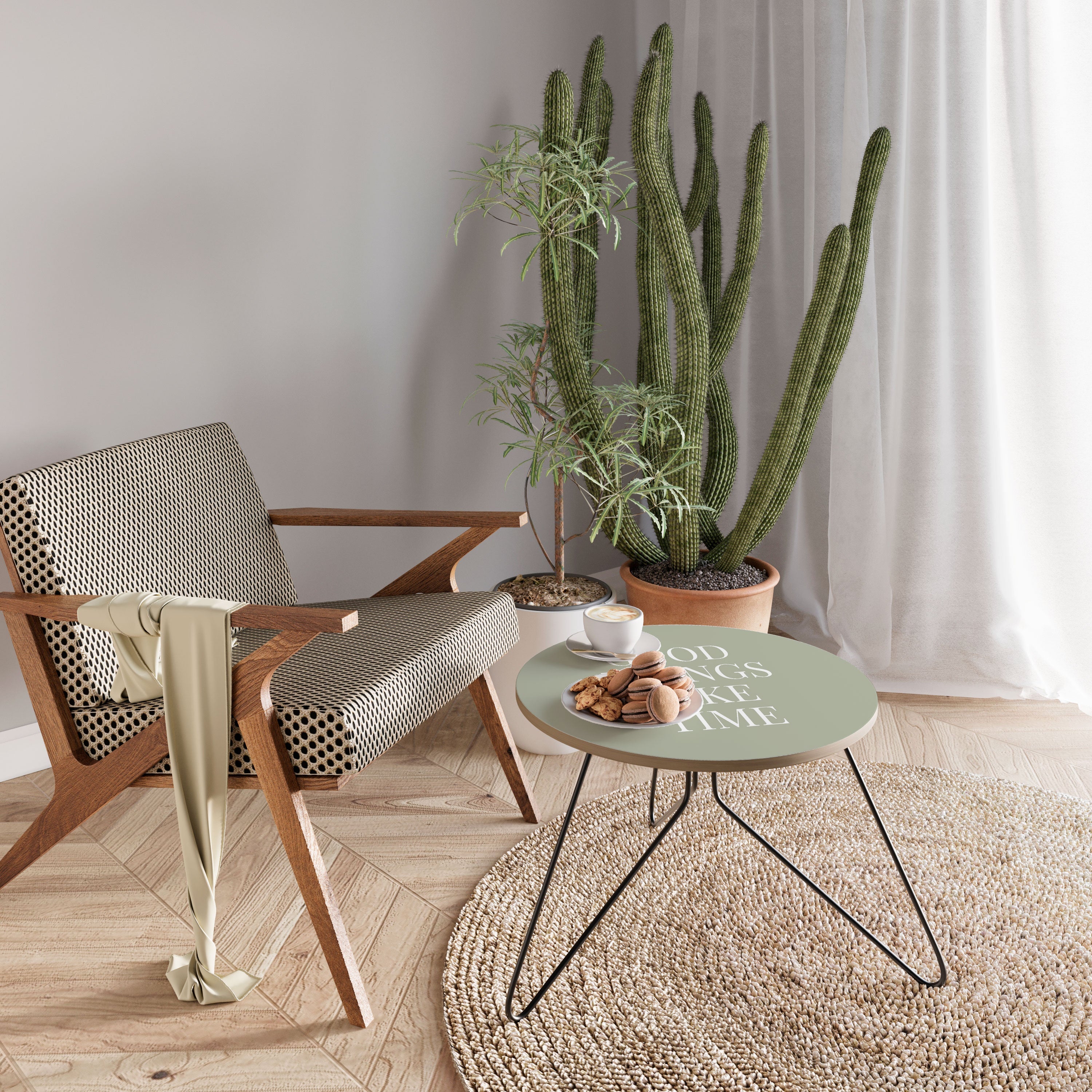 GOOD THINGS TAKE TIME Mesa de Centro 60