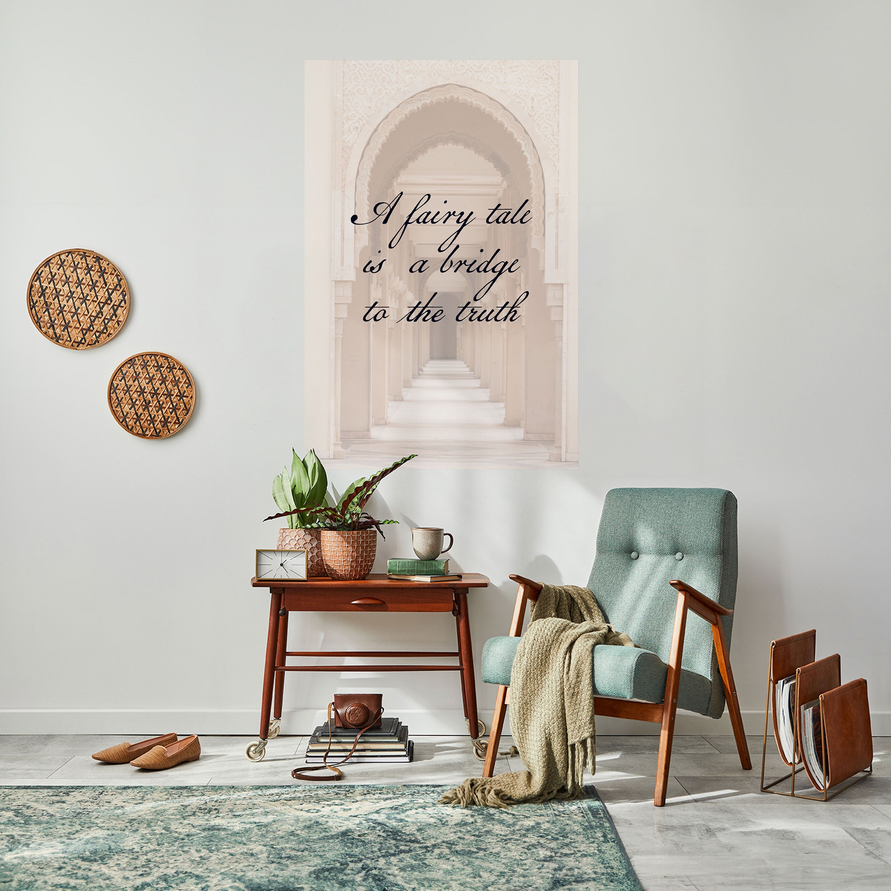 DREAMLIKE PASSAGE Peel and Stick Vertical Poster