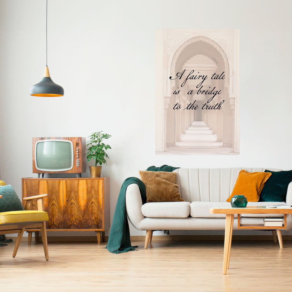 DREAMLIKE PASSAGE Peel and Stick Vertical Poster