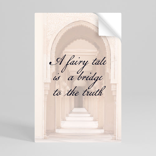 DREAMLIKE PASSAGE Póster Autocolante Vertical