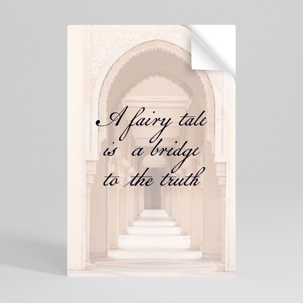 DREAMLIKE PASSAGE Peel and Stick Vertical Poster