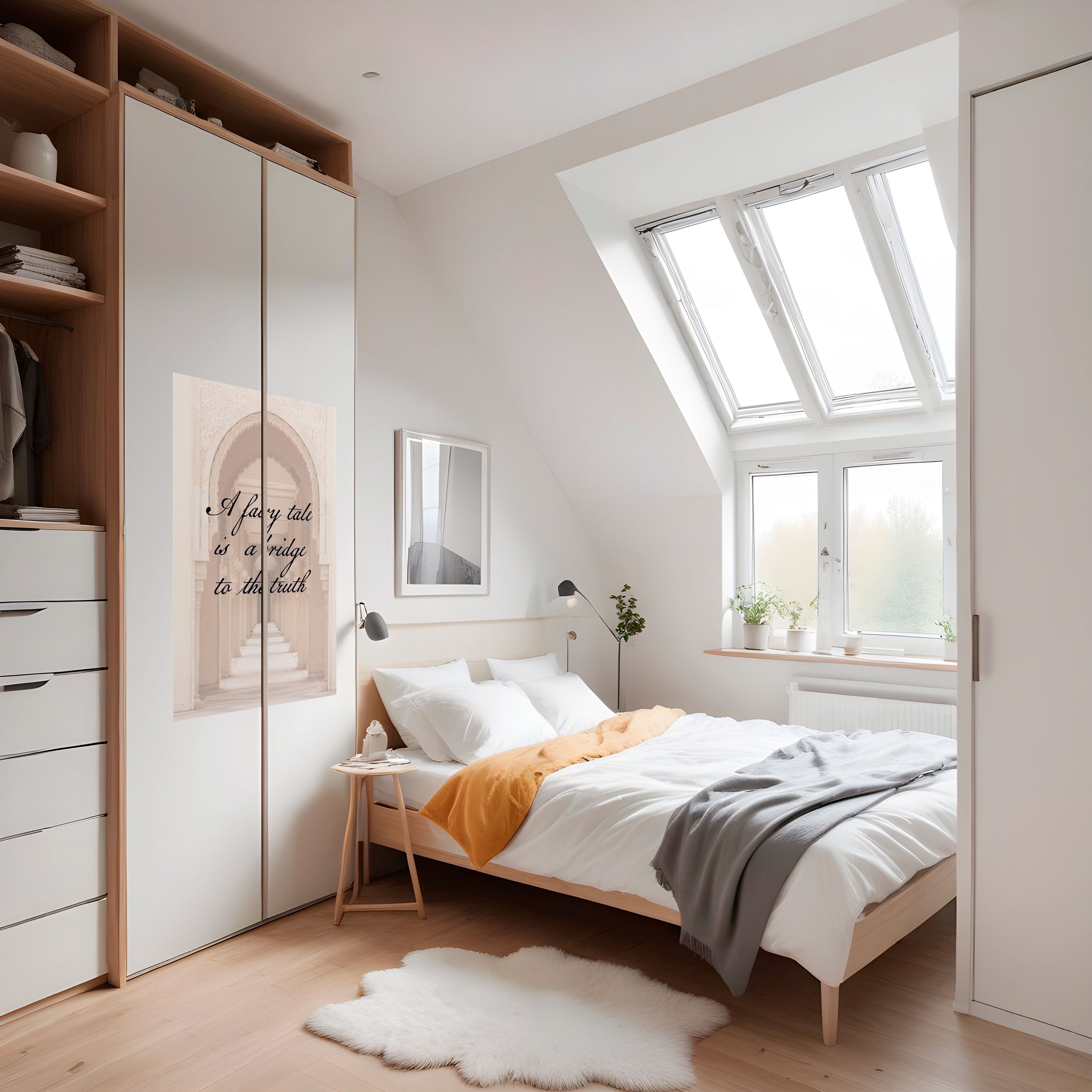 DREAMLIKE PASSAGE Peel and Stick Vertical Poster