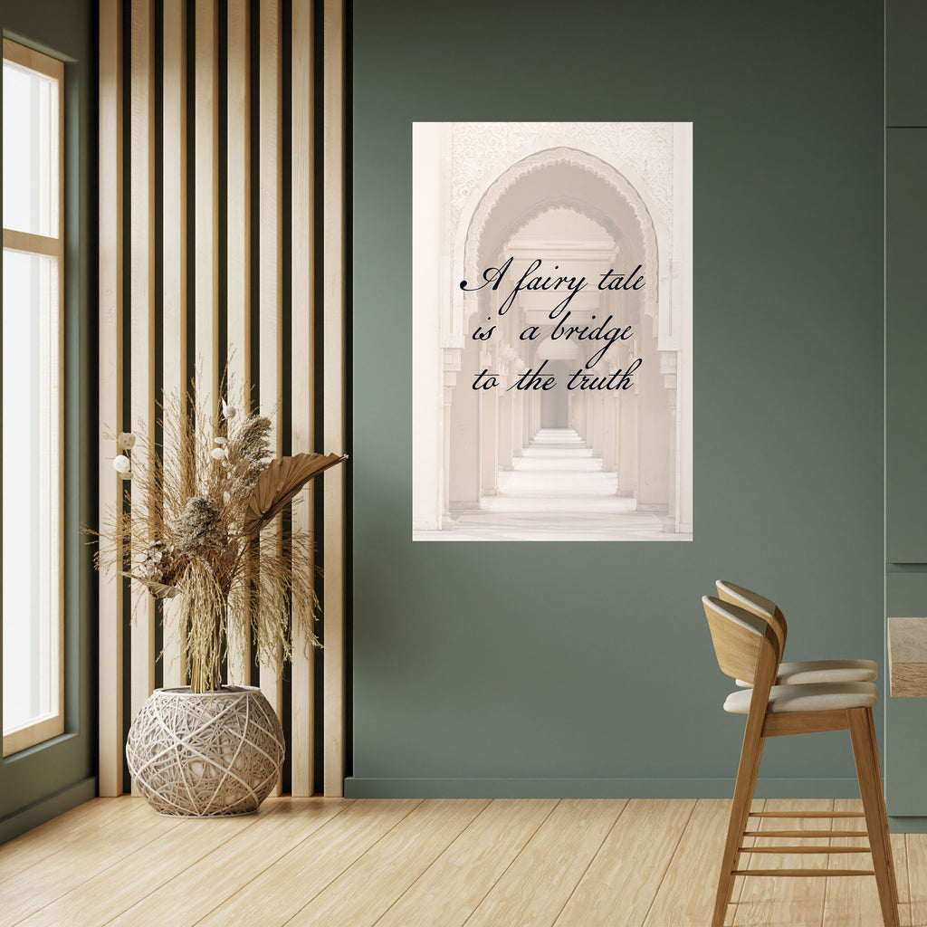 DREAMLIKE PASSAGE Peel and Stick Vertical Poster
