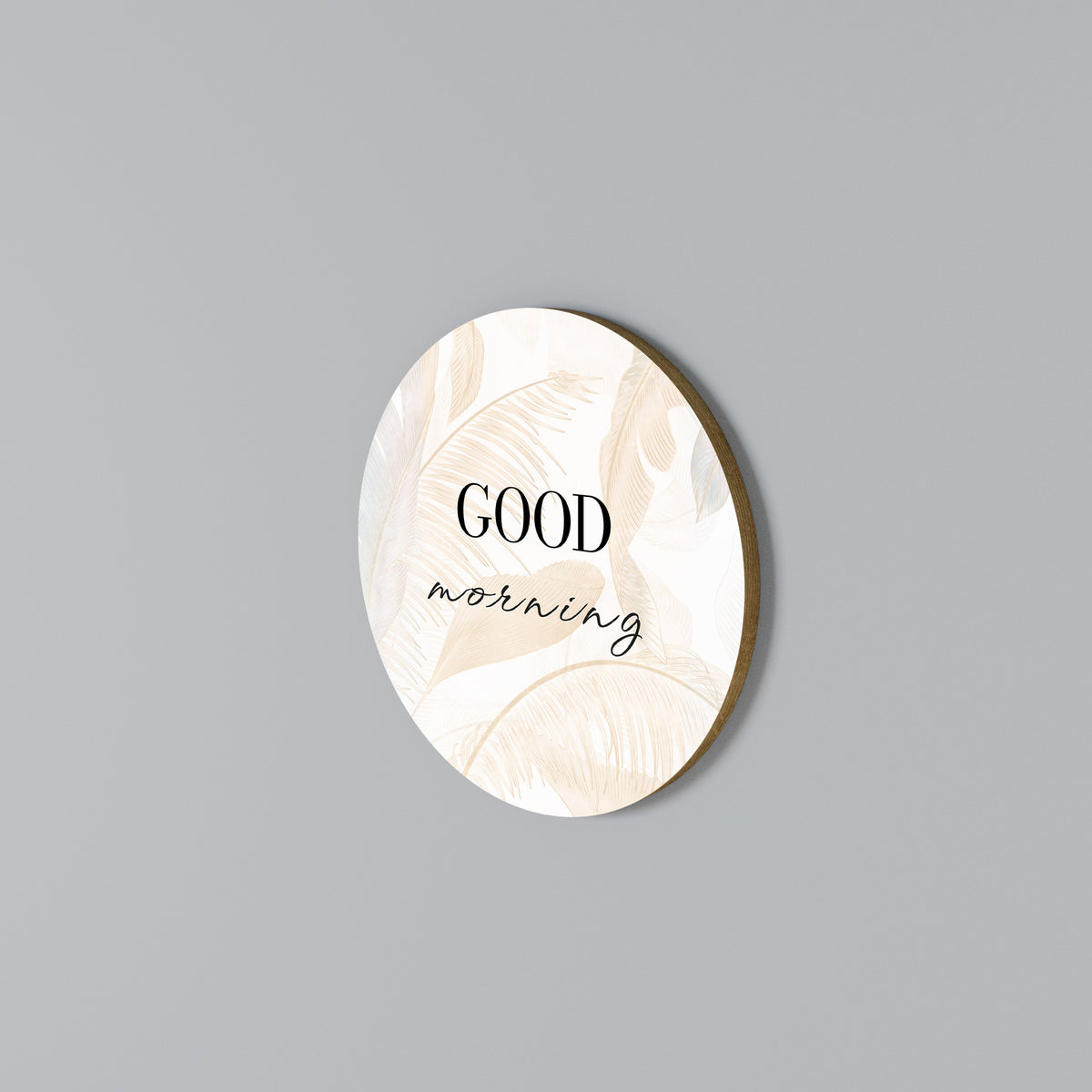 MORNING MIST MAGIC Arte de Parede Redonda