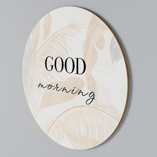 MORNING MIST MAGIC Arte de Parede Redonda