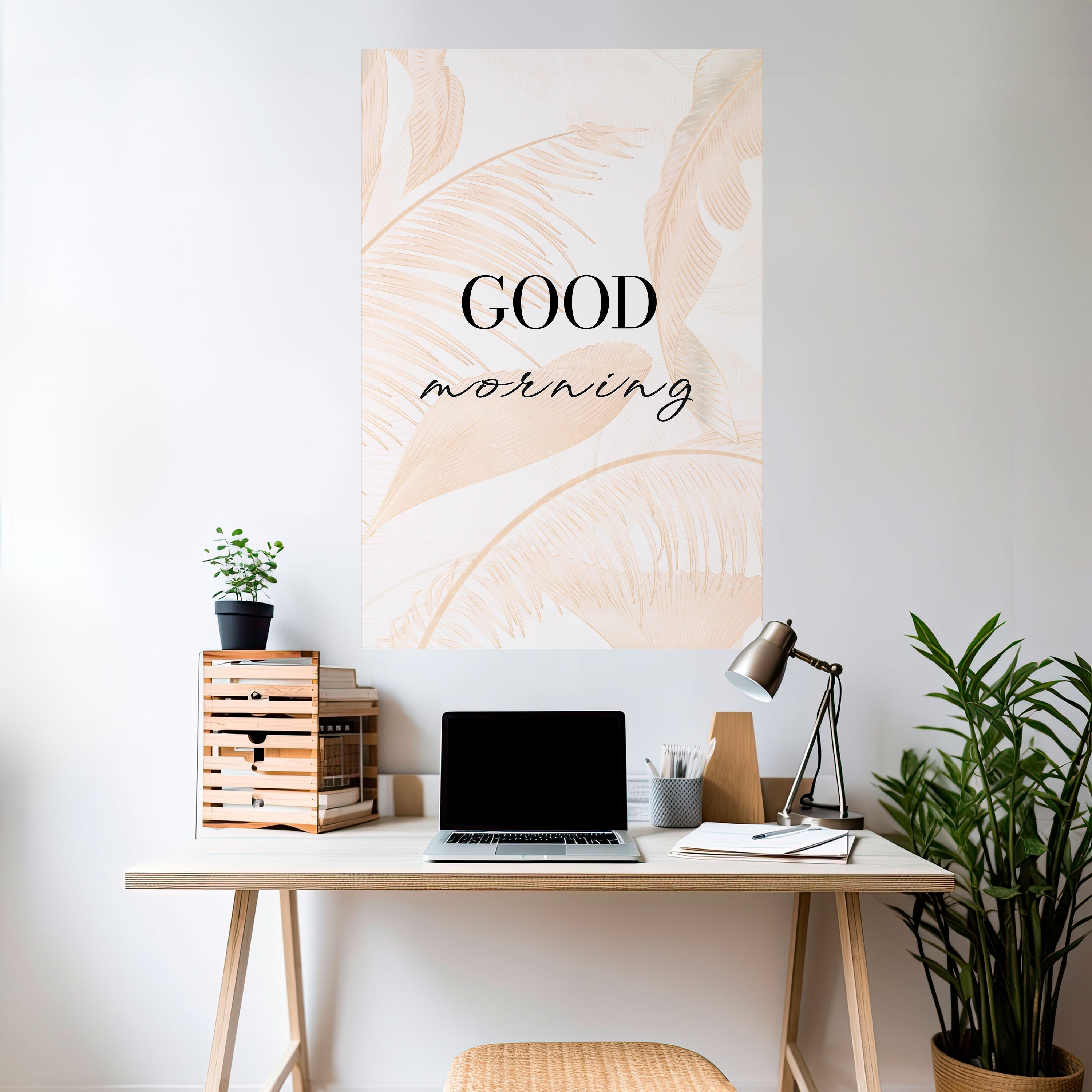 MORNING MIST MAGIC Peel and Stick Vertical Poster