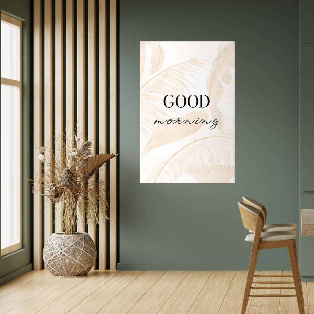 MORNING MIST MAGIC Peel and Stick Vertical Poster