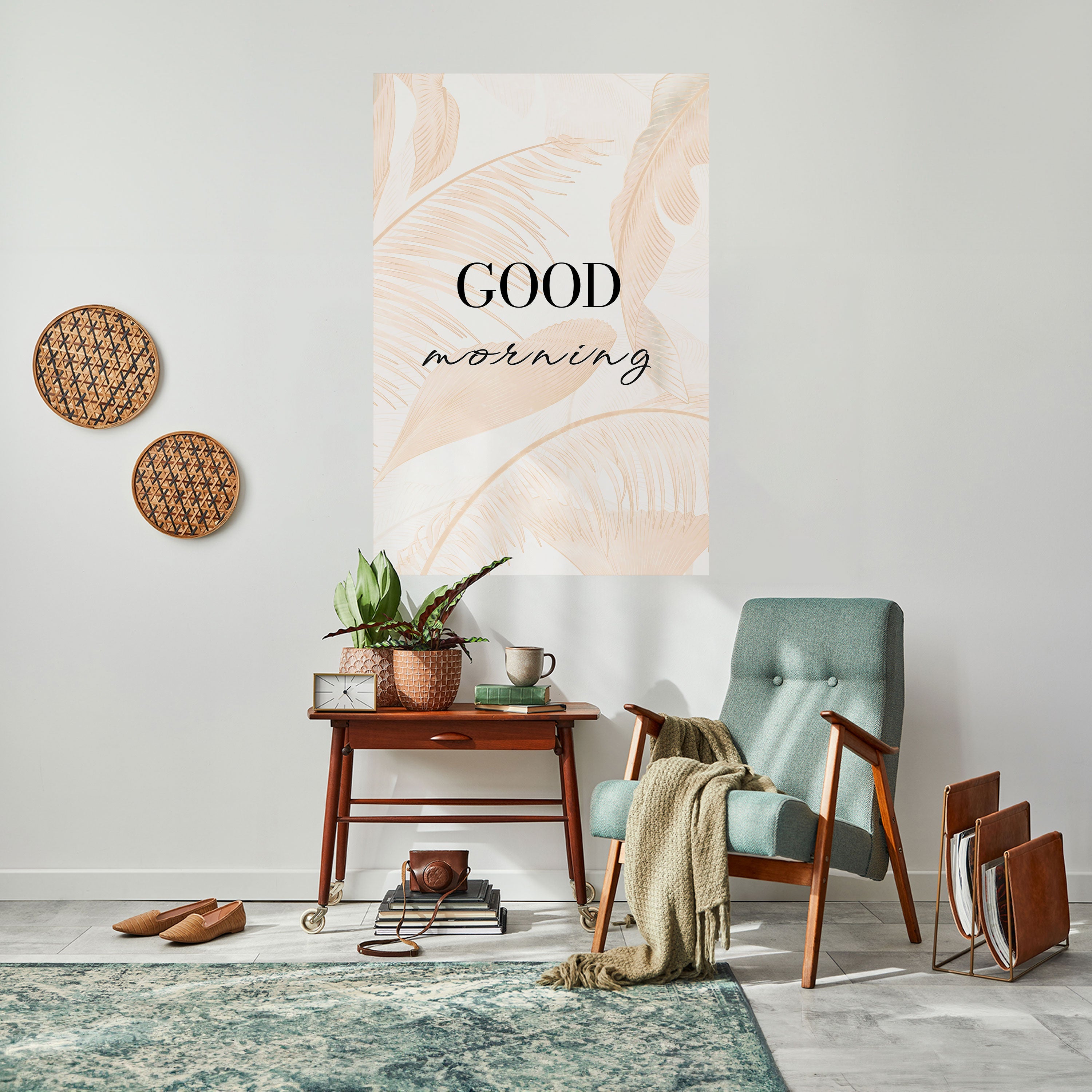 MORNING MIST MAGIC Poster Vertical Autocolante