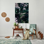 LOVE IN LEAVES Poster Vertical Autocolante