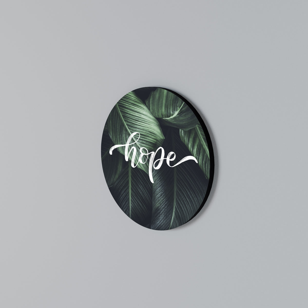 GREEN WHISPERS OF HOPE Arte de Parede Redonda