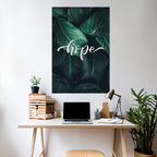 GREEN WHISPERS OF HOPE Poster Vertical Autocolante