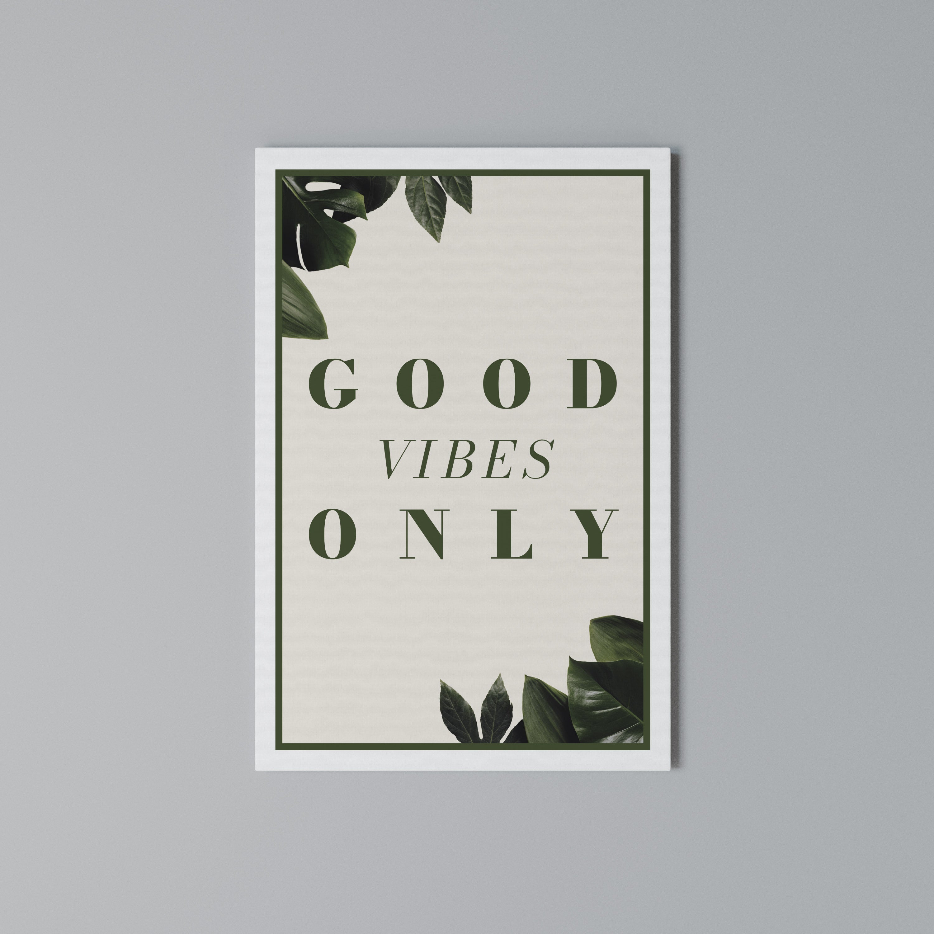 NATURE'S POSITIVE ENERGY Vertical Canvas Print