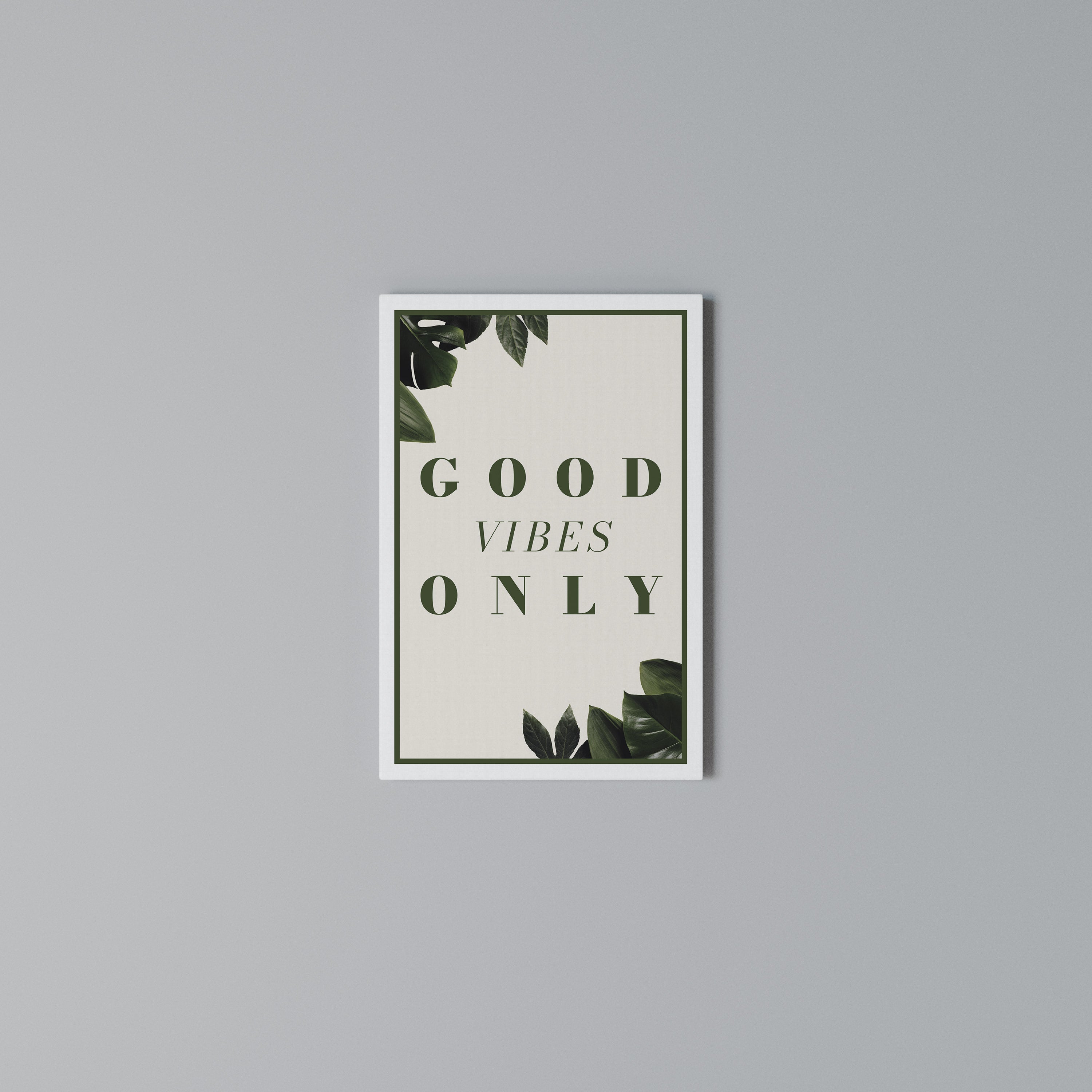 NATURE'S POSITIVE ENERGY Quadro em tela vertical