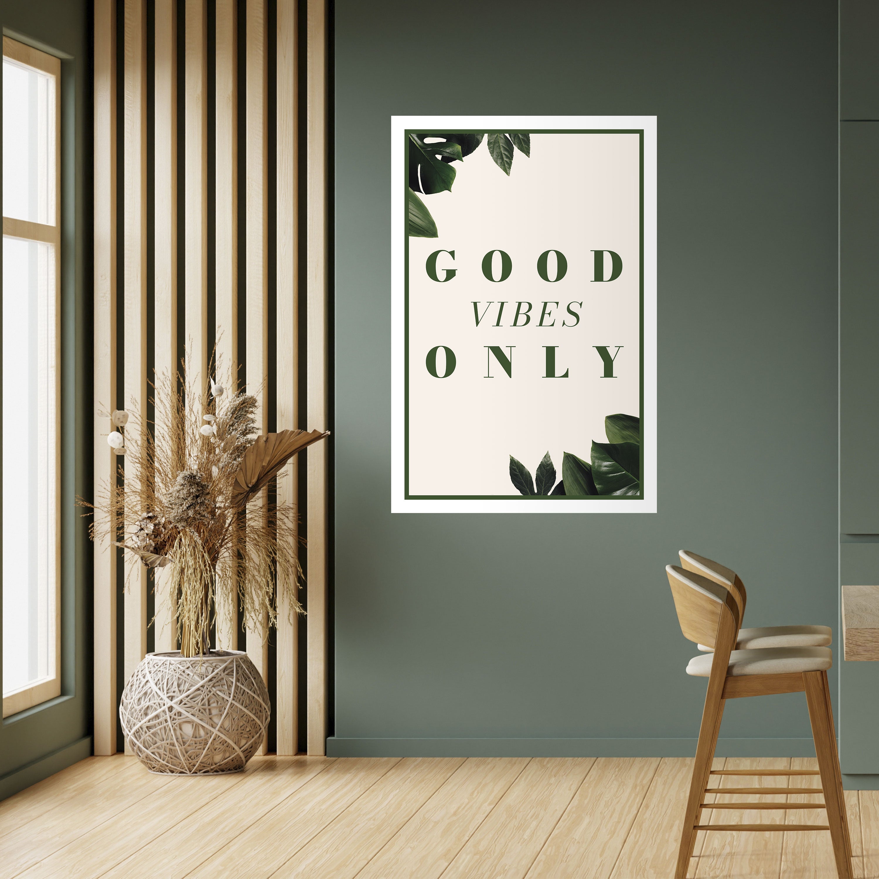 NATURE'S POSITIVE ENERGY Poster Vertical Autocolante
