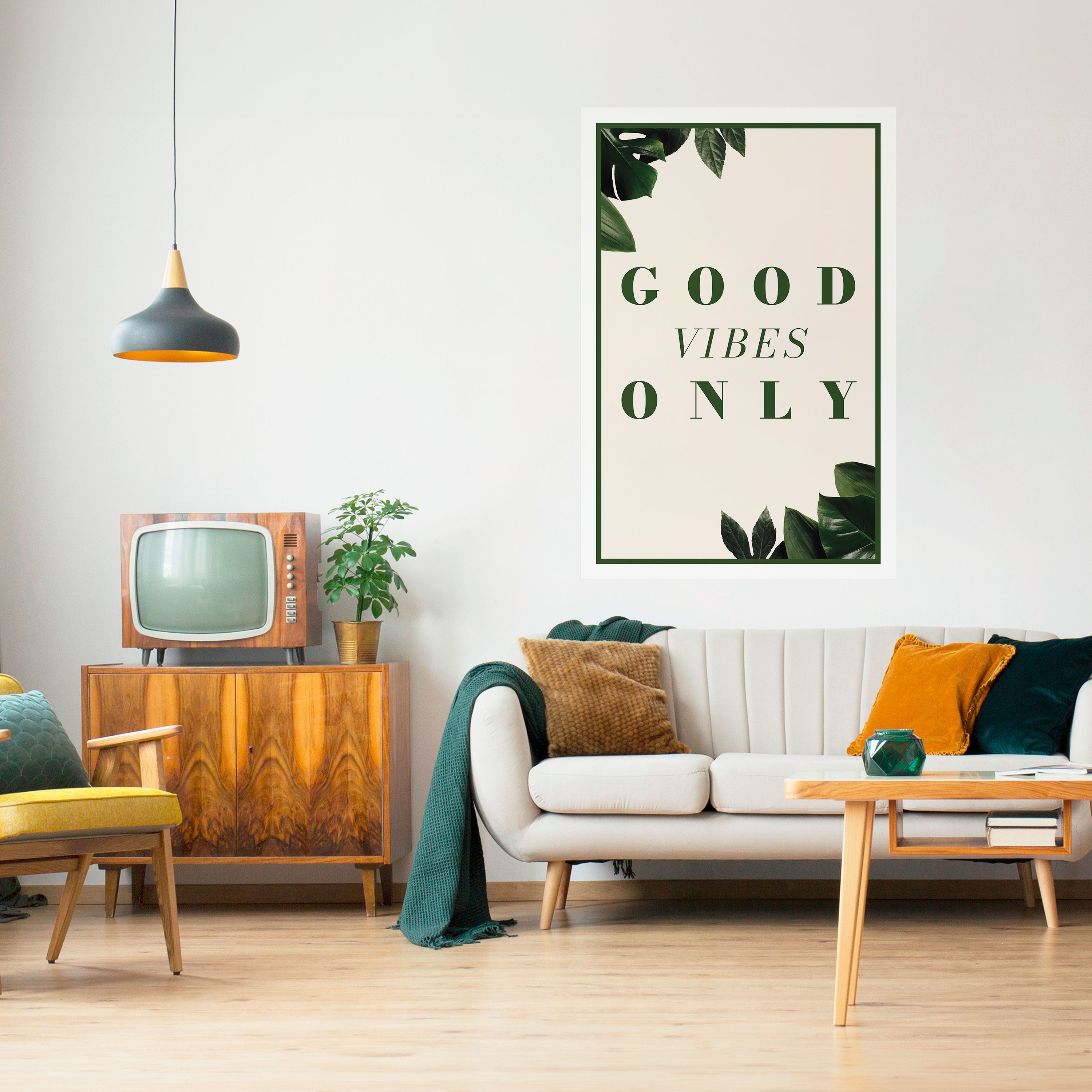 NATURE'S POSITIVE ENERGY Poster Vertical Autocolante