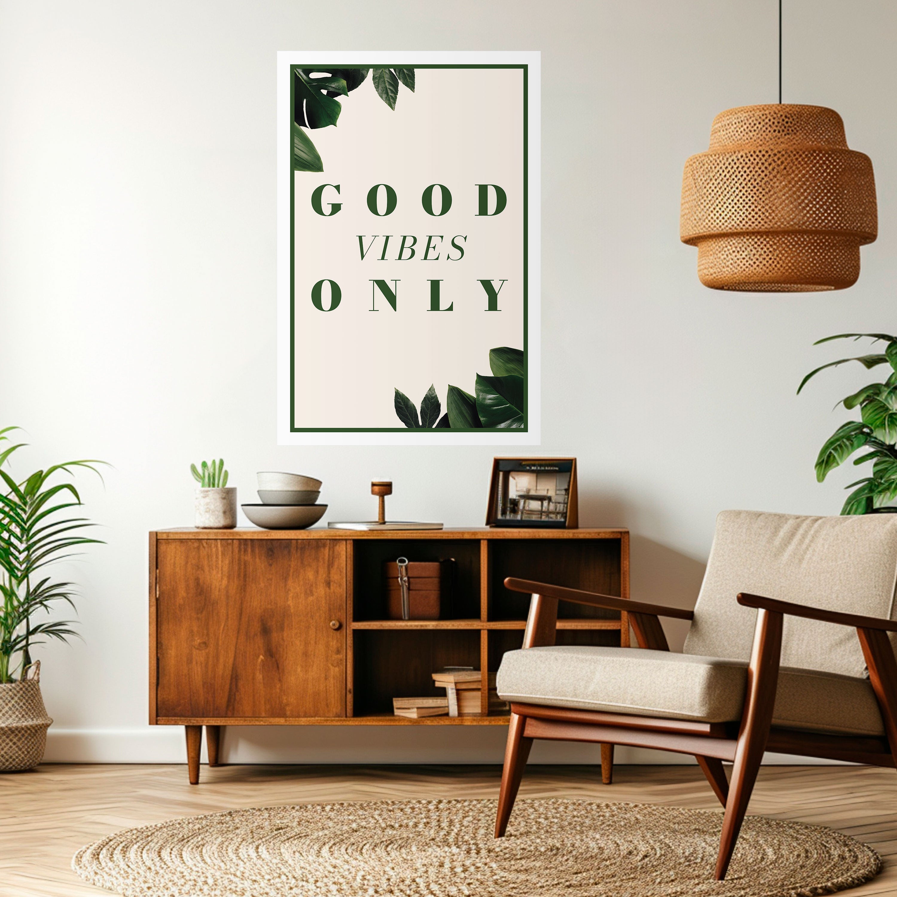 NATURE'S POSITIVE ENERGY Poster Vertical Autocolante