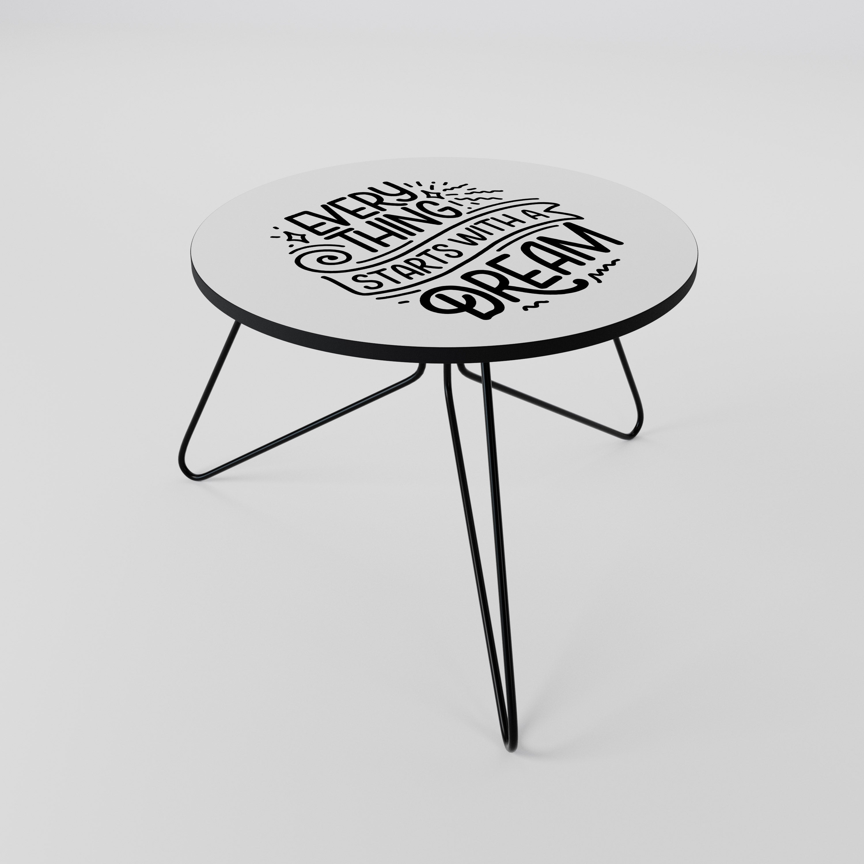 EVERYTHING STARTS WITH A DREAM Mesa de Centro 60