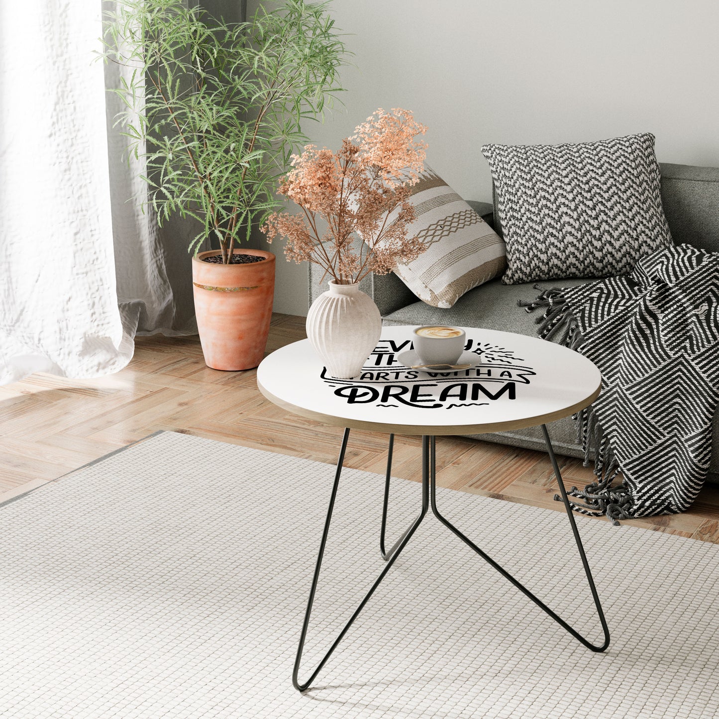 EVERYTHING STARTS WITH A DREAM Mesa de Centro