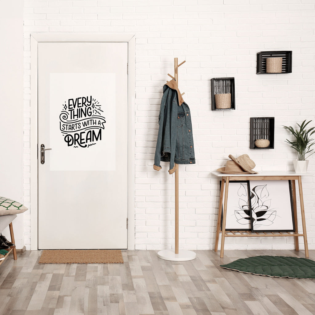 EVERYTHING STARTS WITH A DREAM Poster Vertical Autocolante