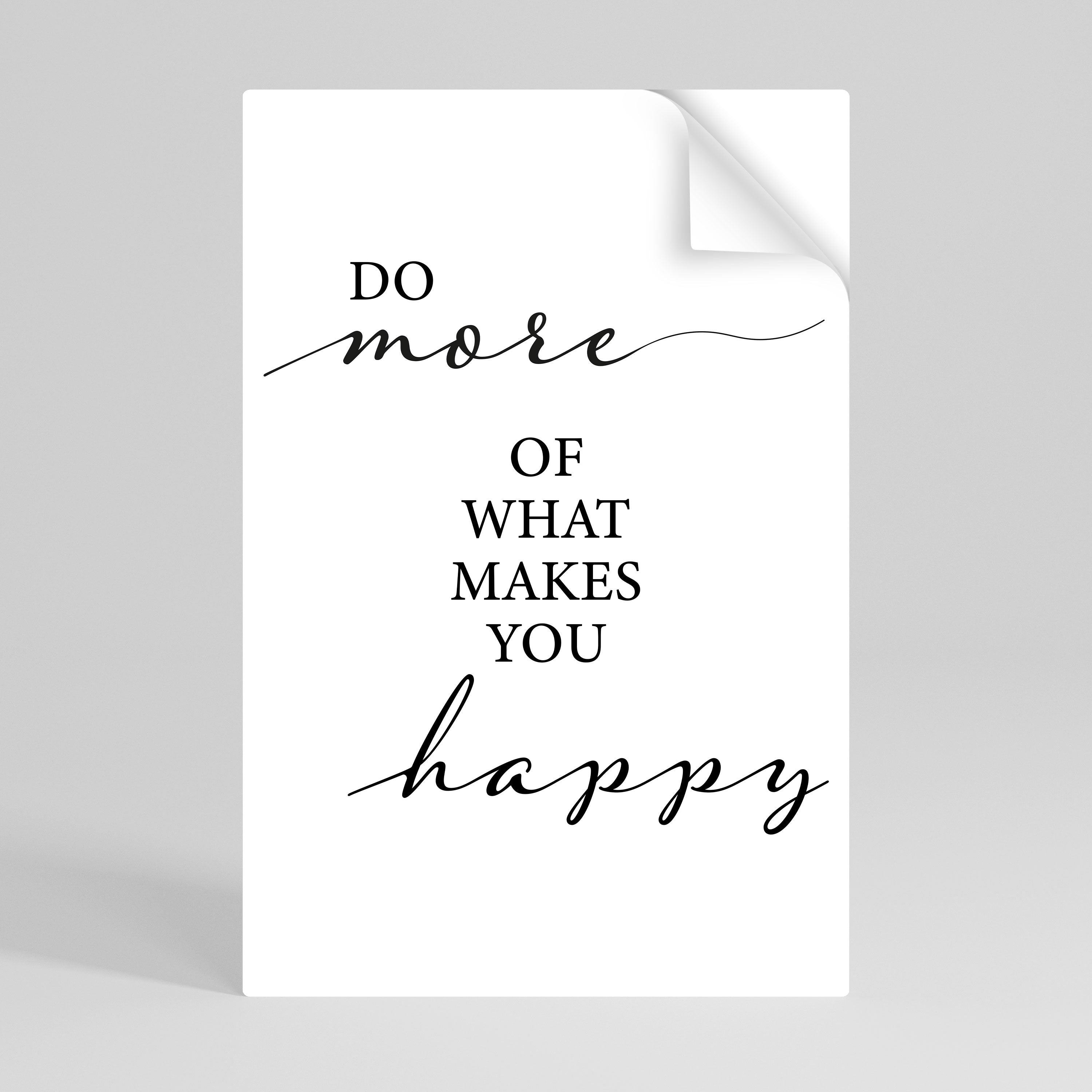 PURSUIT OF JOY Poster Vertical Autocolante