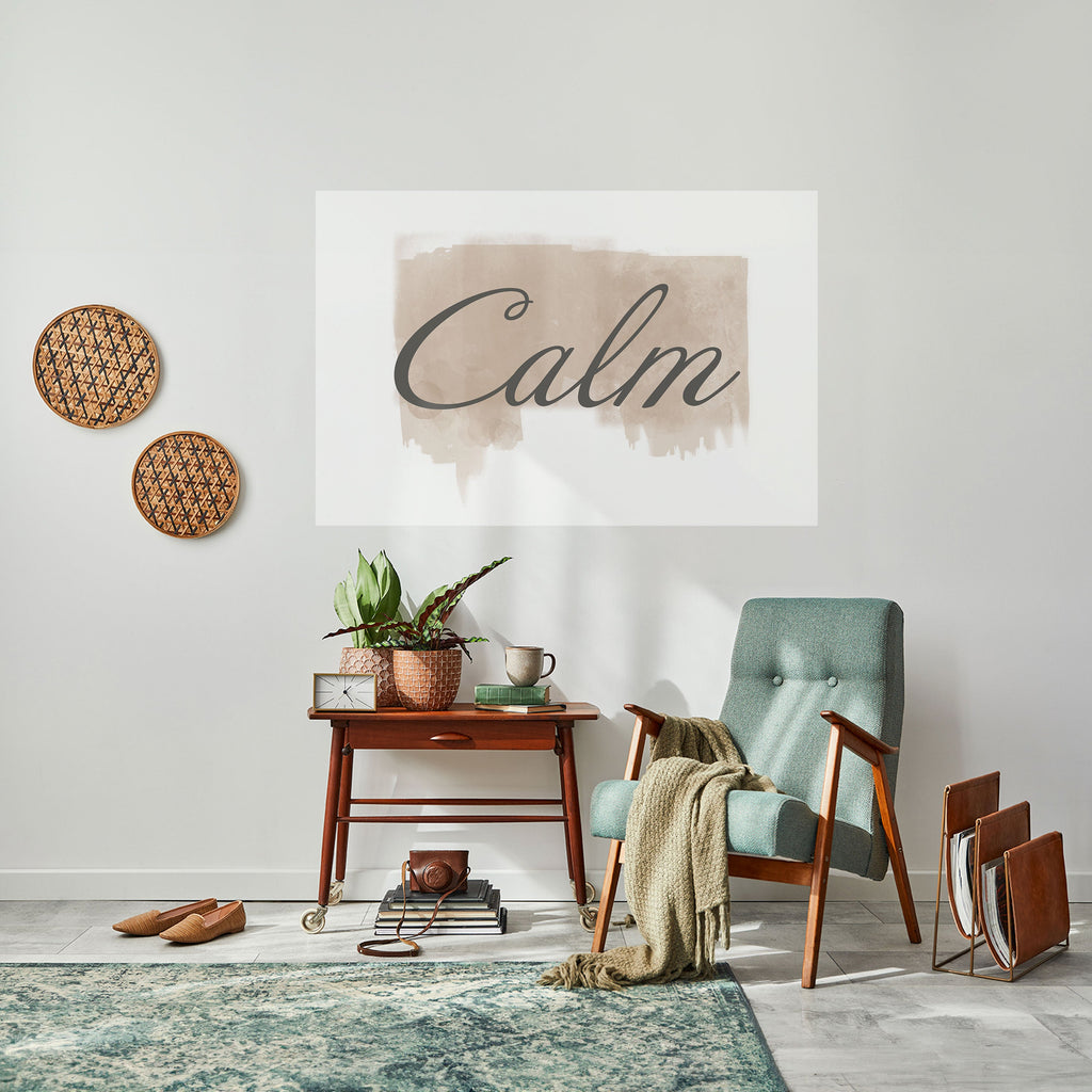 STILLNESS IN ART Peel and Stick Horizontal Poster