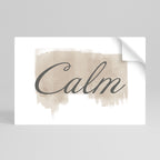 STILLNESS IN ART Peel and Stick Horizontal Poster