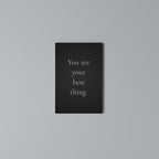 YOU ARE YOUR BEST THING Quadro em tela vertical