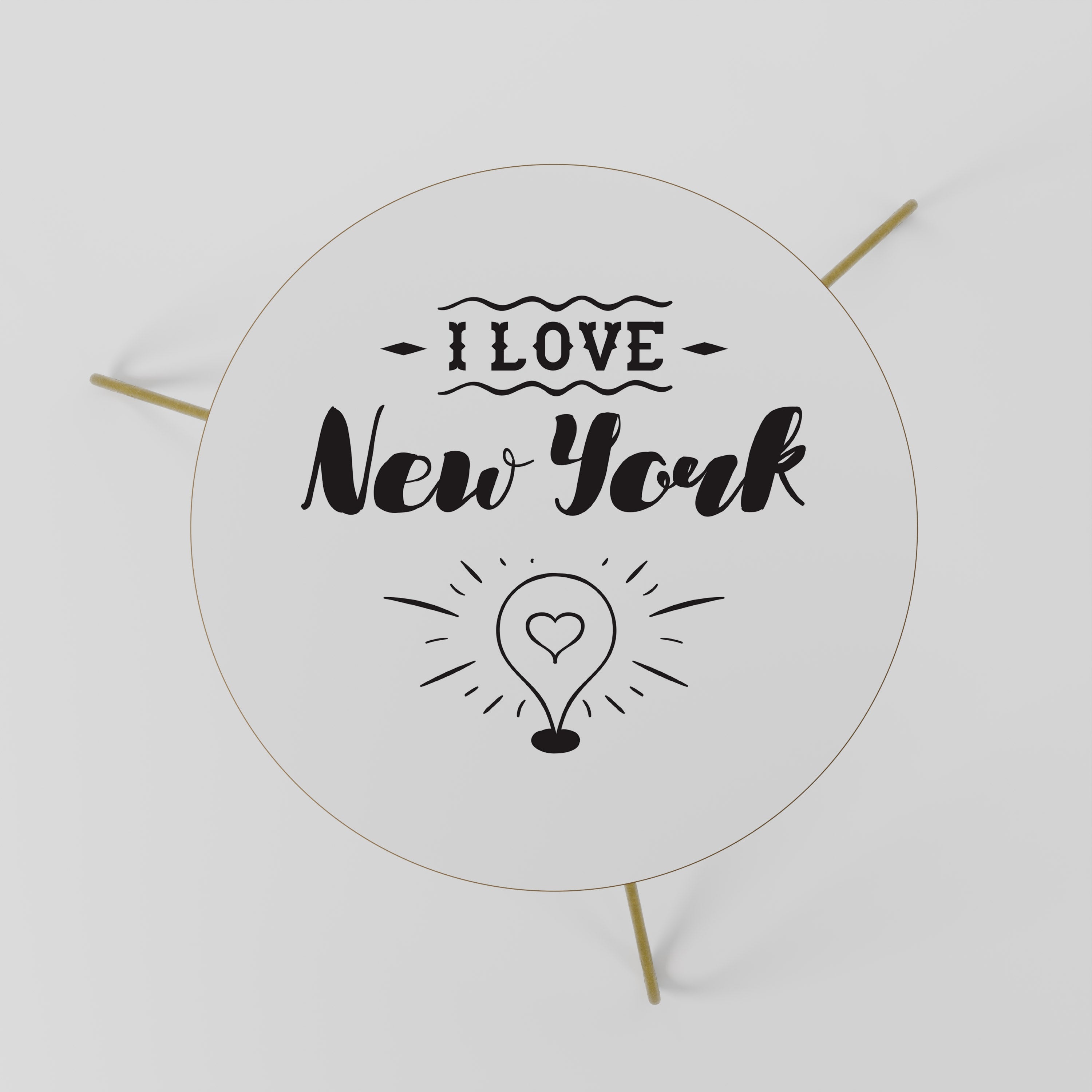 I LOVE NEW YORK Mesa de Centro 60