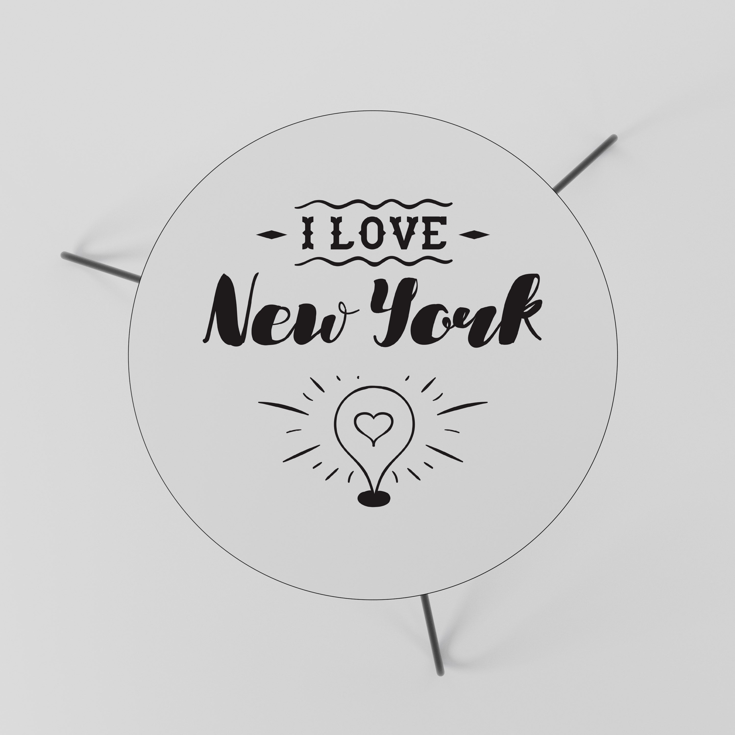 I LOVE NEW YORK Mesa de Centro 60