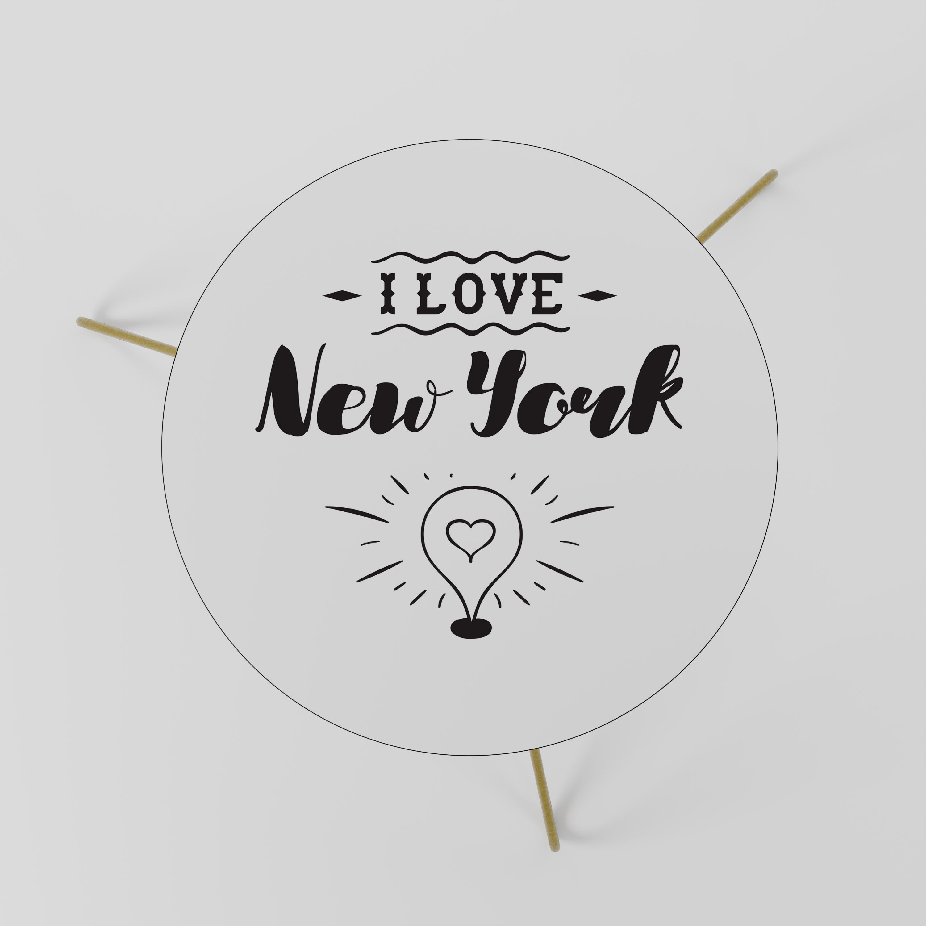 I LOVE NEW YORK Mesa de Centro 60