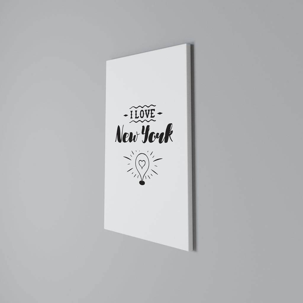 I LOVE NEW YORK Quadro em tela vertical