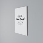 I LOVE NEW YORK Quadro em tela vertical