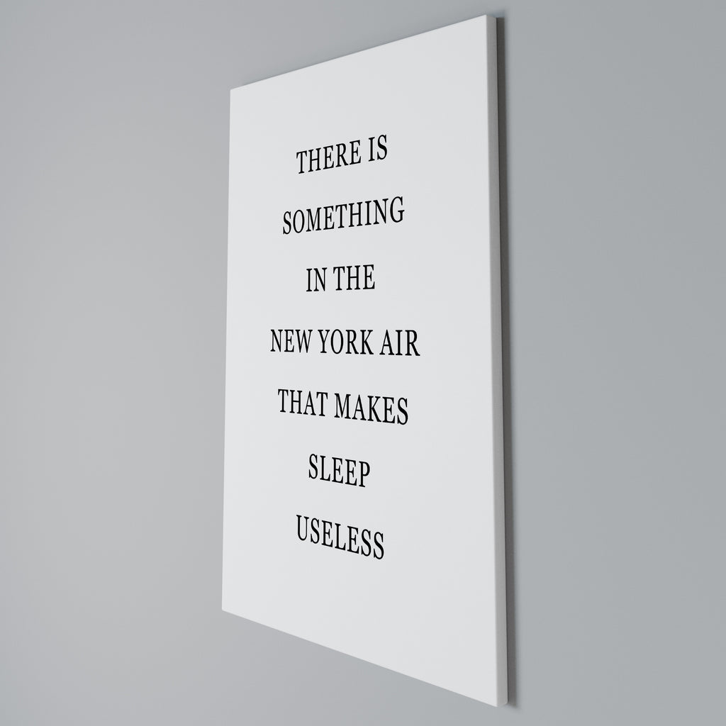 NEW YORK NIGHTS UNREST Vertical Canvas Print