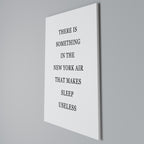 NEW YORK NIGHTS UNREST Vertical Canvas Print