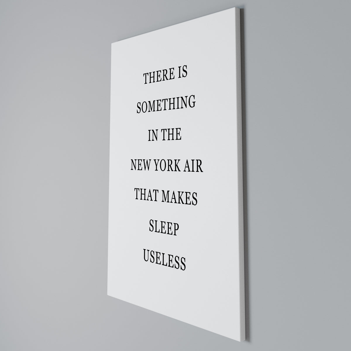 NEW YORK NIGHTS UNREST Quadro em tela vertical
