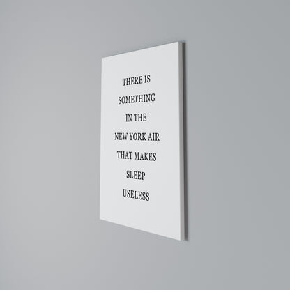 NEW YORK NIGHTS UNREST Quadro em tela vertical