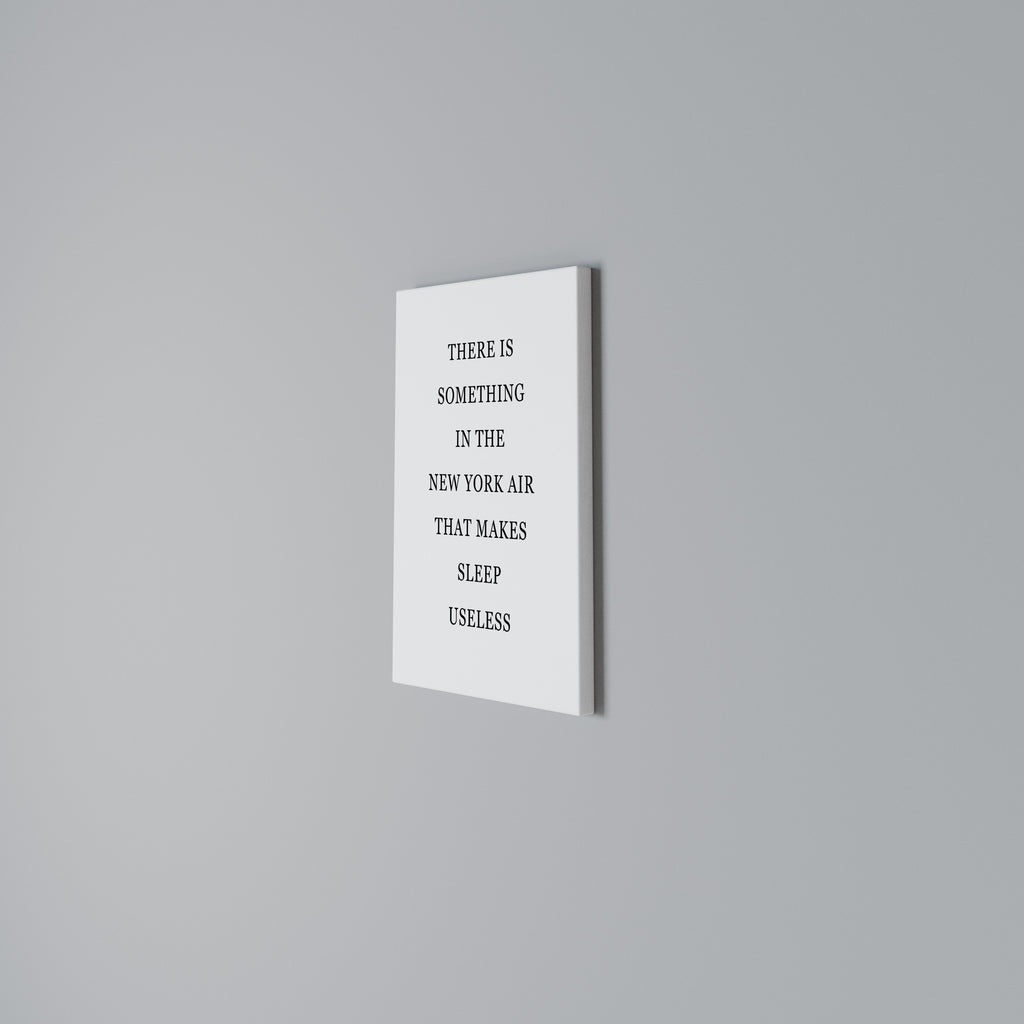 NEW YORK NIGHTS UNREST Vertical Canvas Print