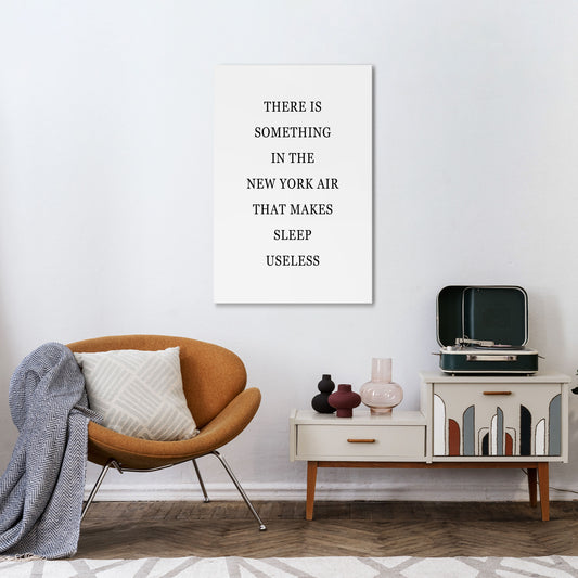 NEW YORK NIGHTS UNREST Vertical Canvas Print
