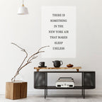 NEW YORK NIGHTS UNREST Poster Vertical Autocolante