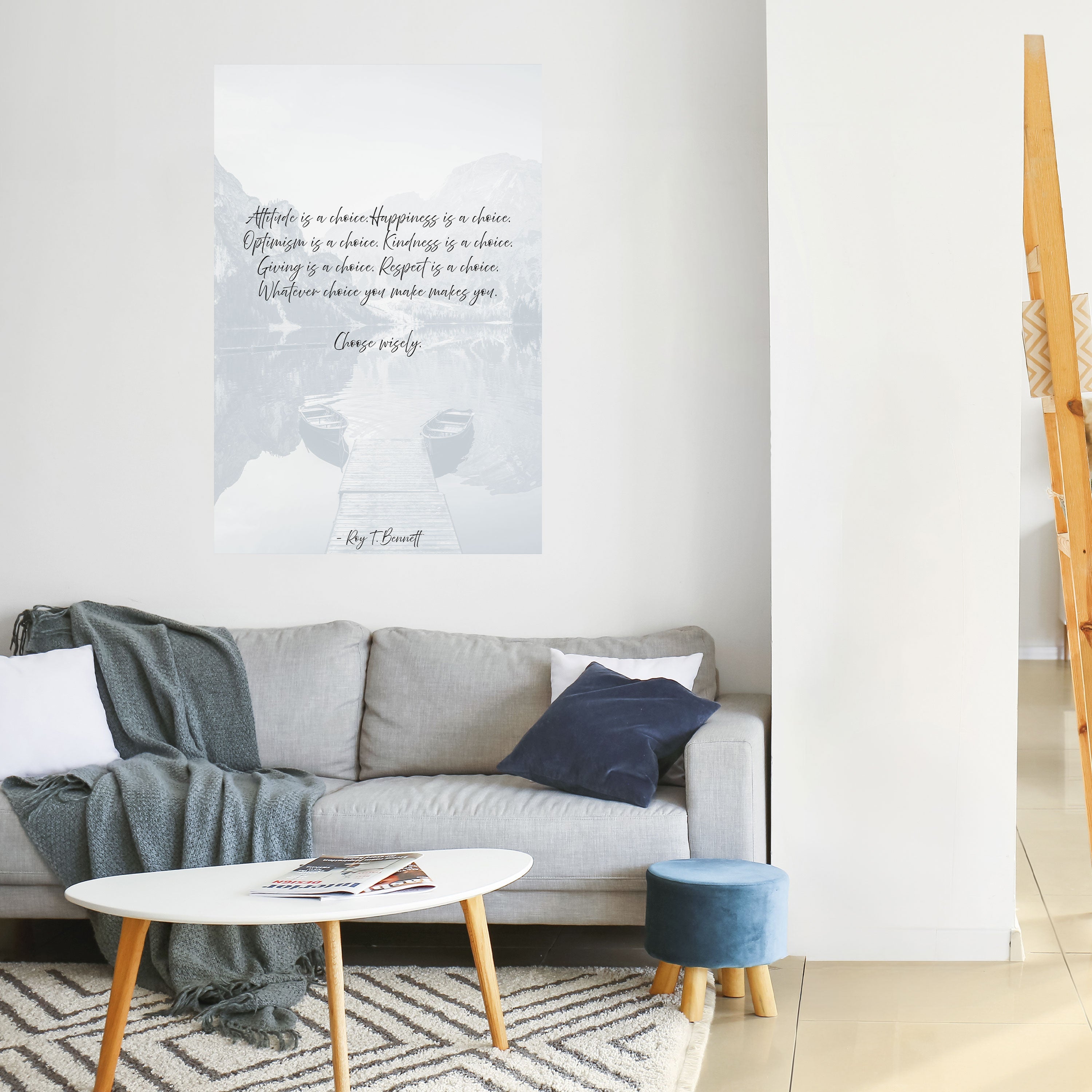 CHOICES IN REFLECTION Peel and Stick Vertical Poster