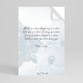 CHOICES IN REFLECTION Peel and Stick Vertical Poster