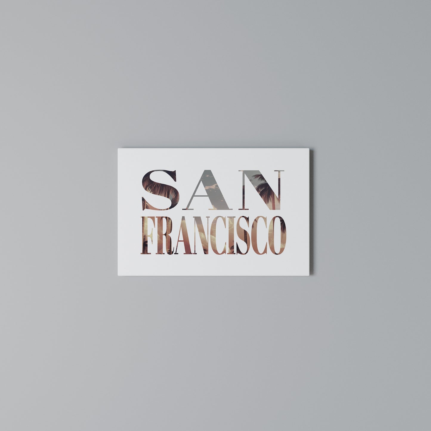SAN FRANCISCO Horizontal Canvas Print