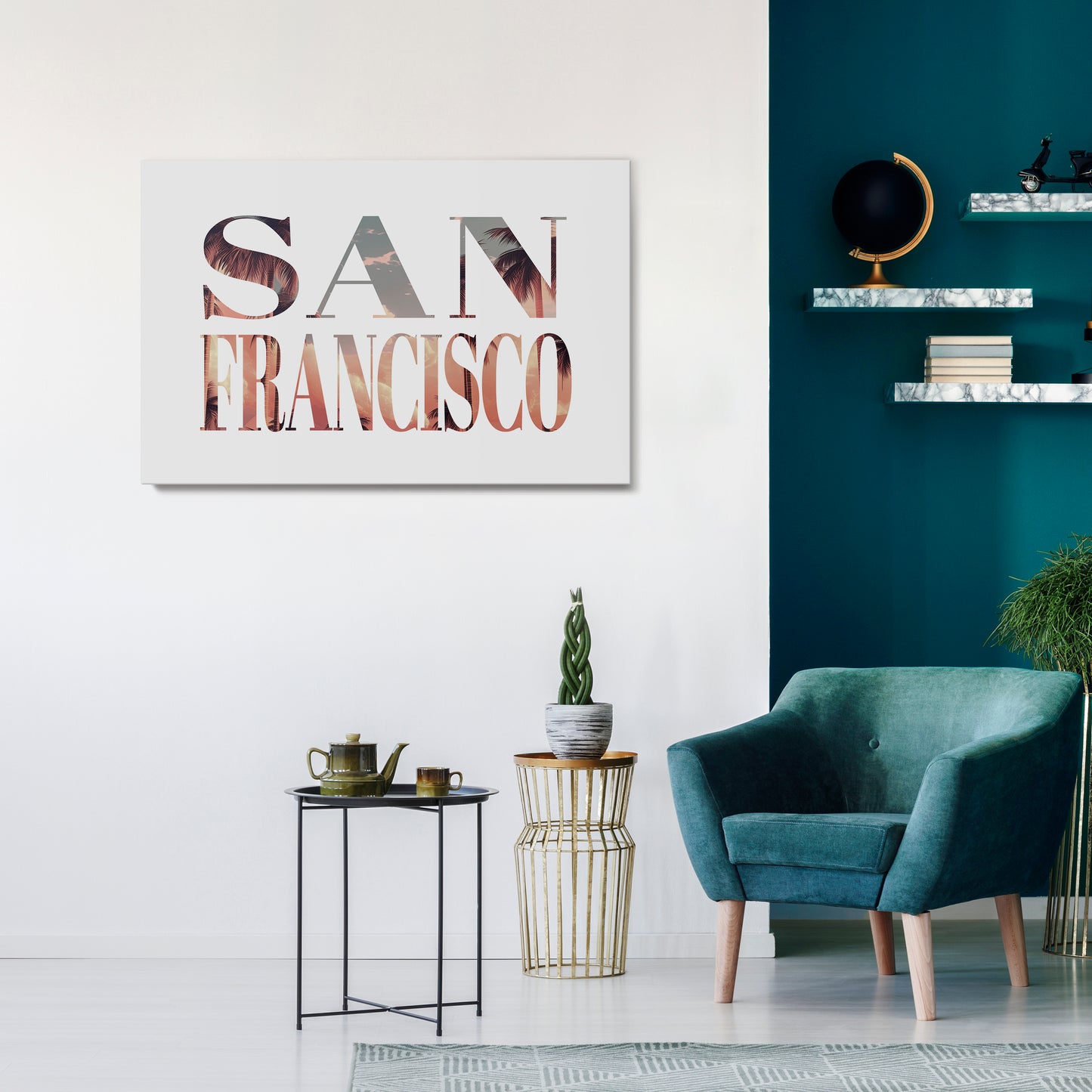 SAN FRANCISCO Horizontal Canvas Print