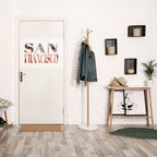 SAN FRANCISCO Peel and Stick Horizontal Poster