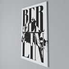 BOLD HORIZONS OF BERLIN Quadro em tela vertical