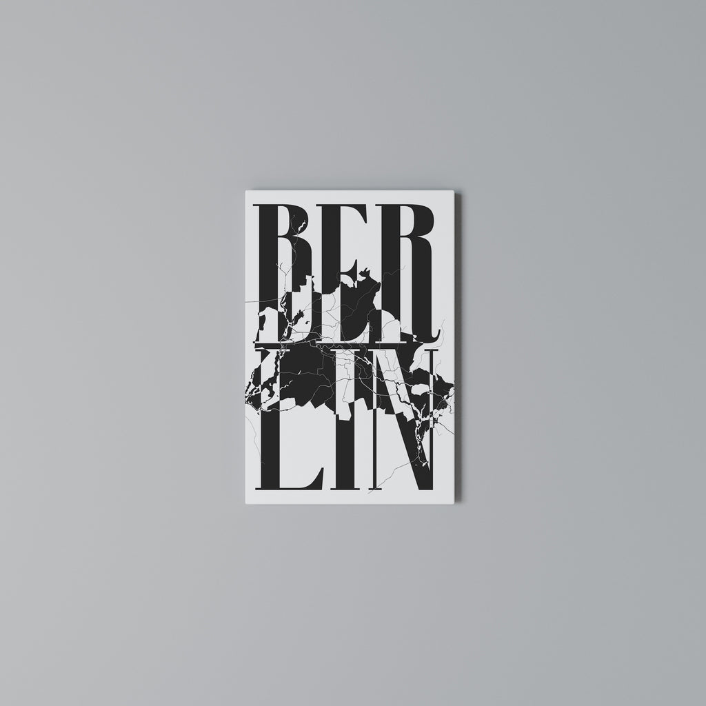 BOLD HORIZONS OF BERLIN Quadro em tela vertical
